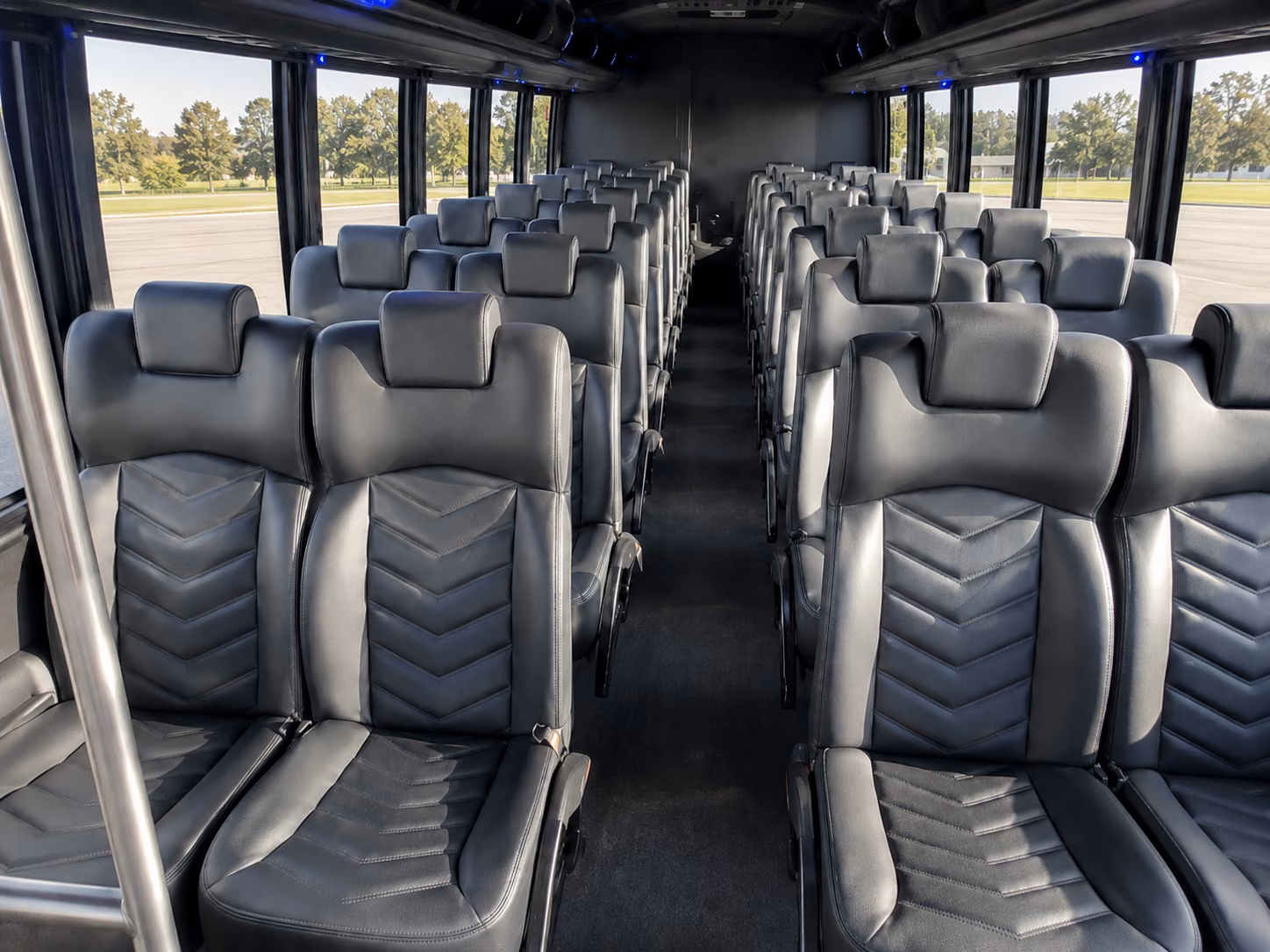 tuscaloosa 20 passenger minibus inside
