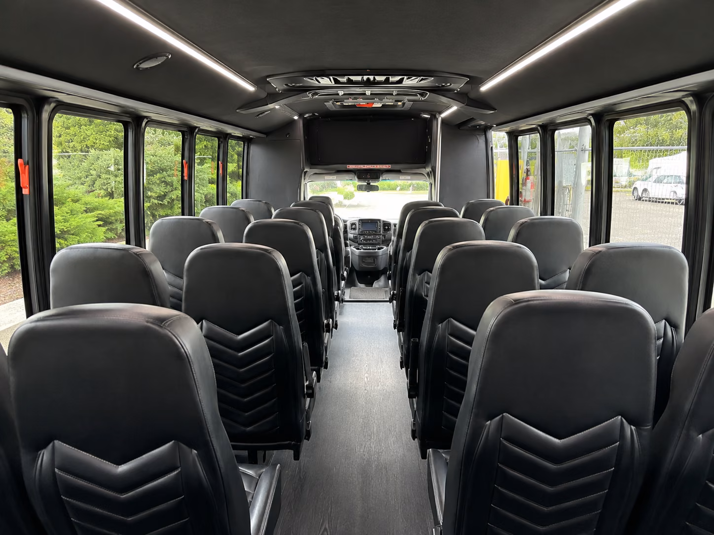 tuscaloosa 20 passenger minibus interior