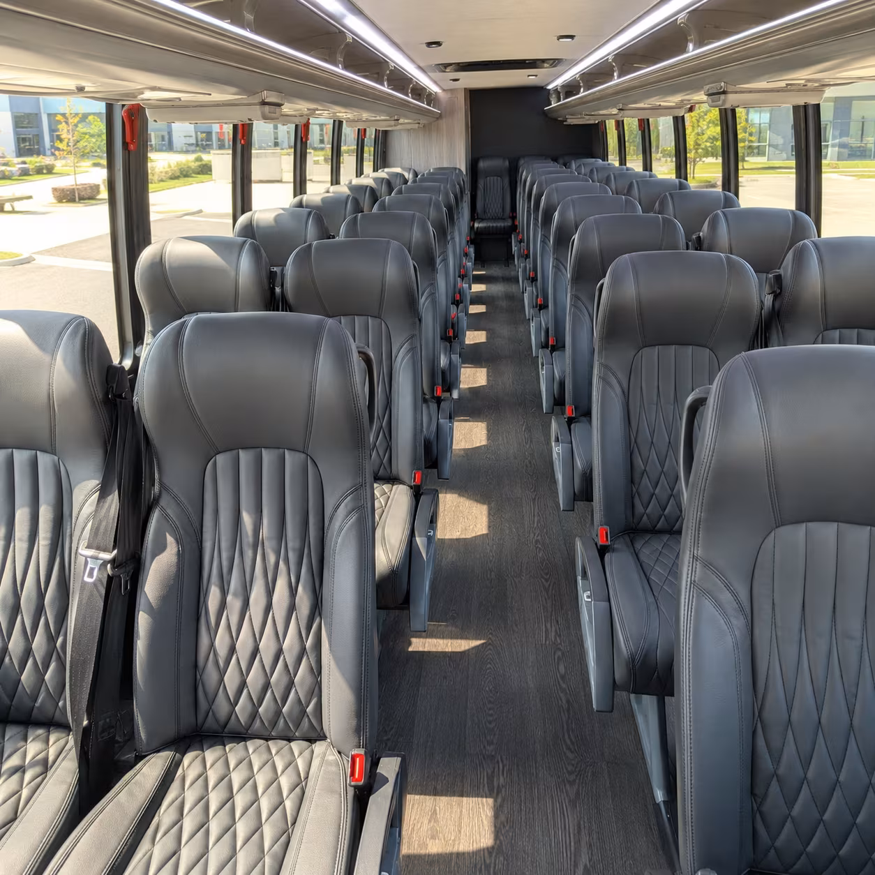 tuscaloosa 25 passenger minibus inside