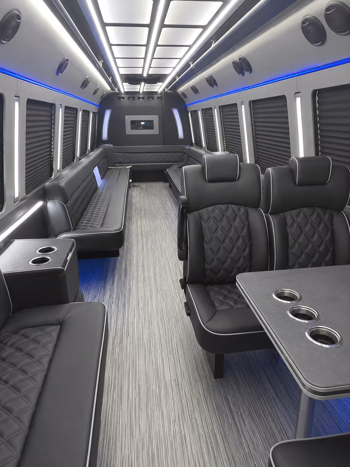 tuscaloosa 25 passenger party bus inside