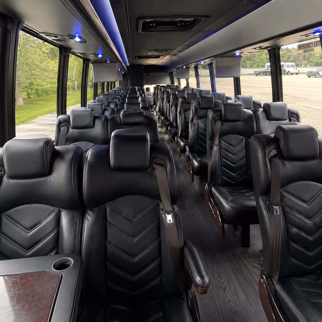 tuscaloosa 30 passenger minibus inside