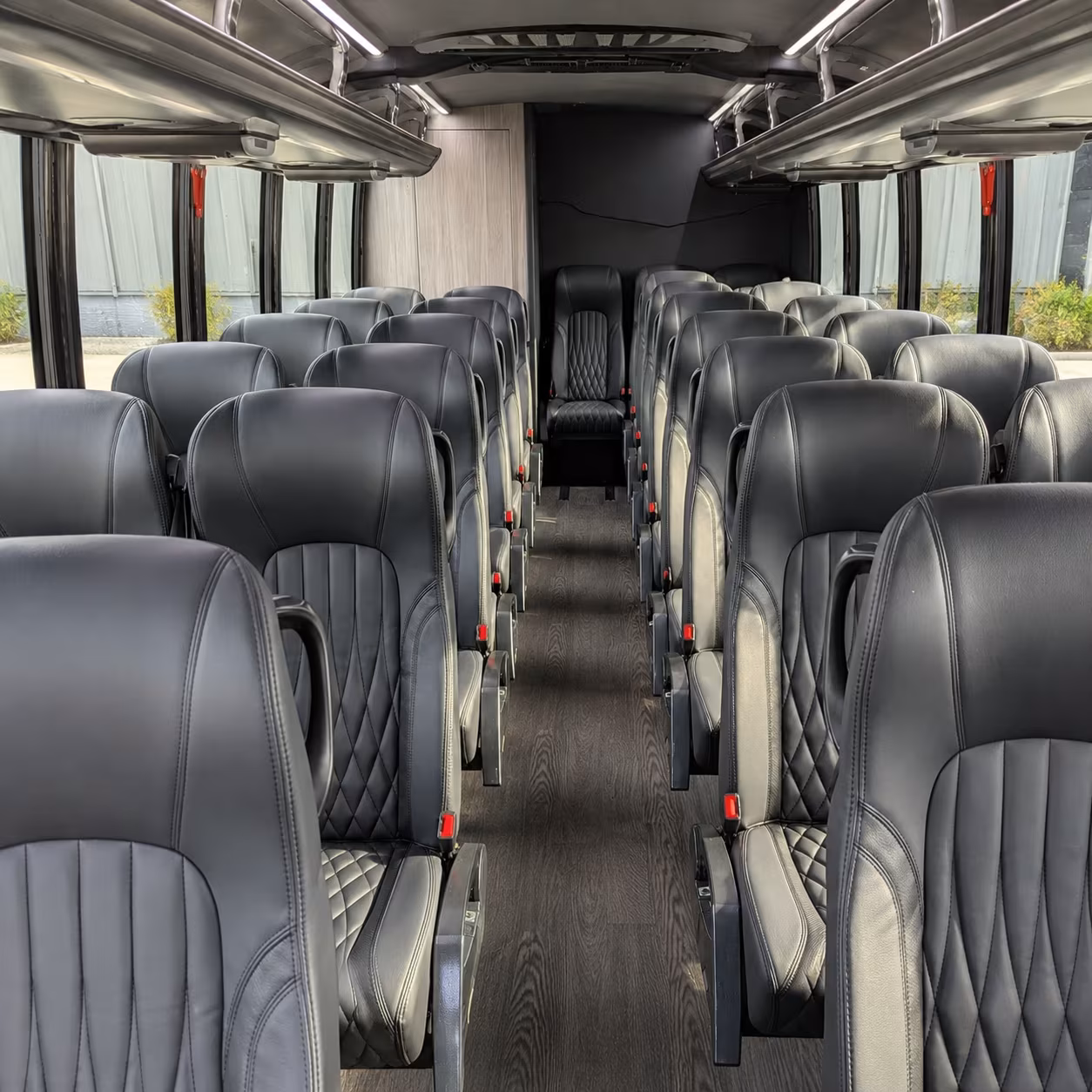 tuscaloosa 35 passenger minibus inside