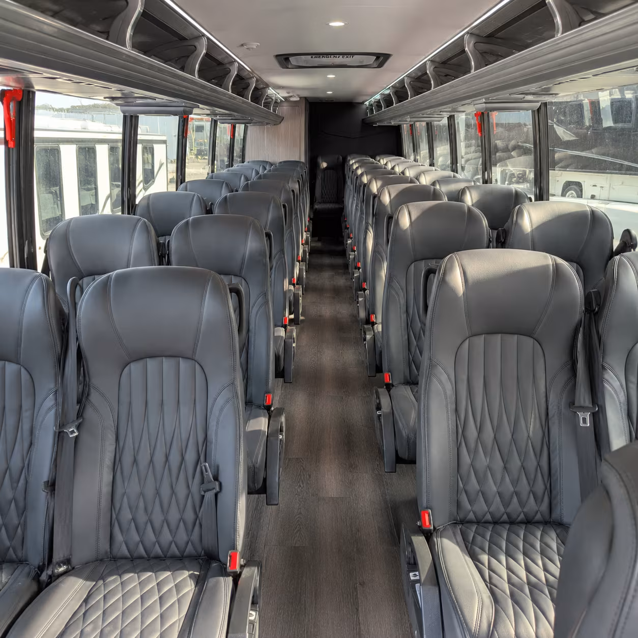 tuscaloosa 35 passenger minibus interior