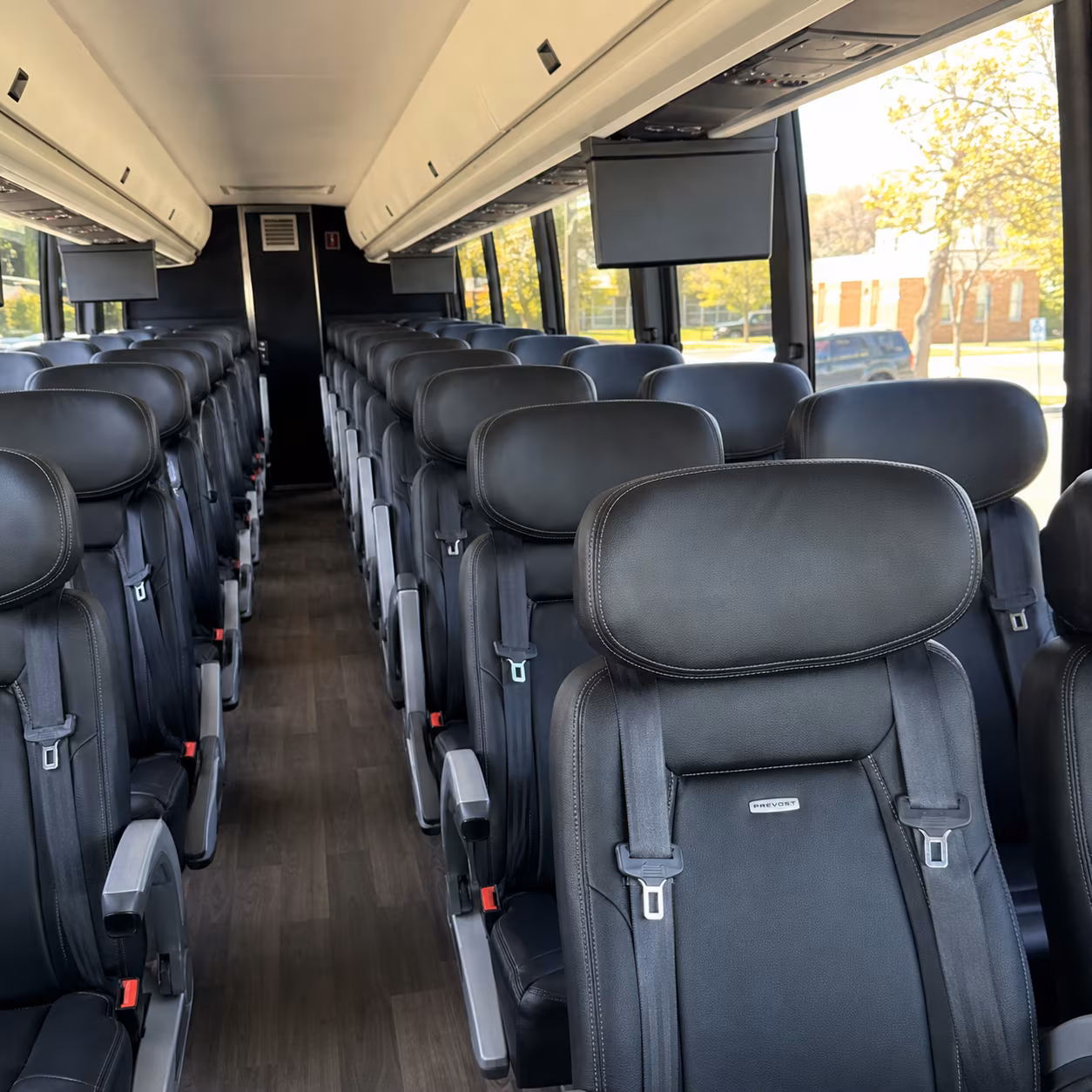 tuscaloosa charter bus interior