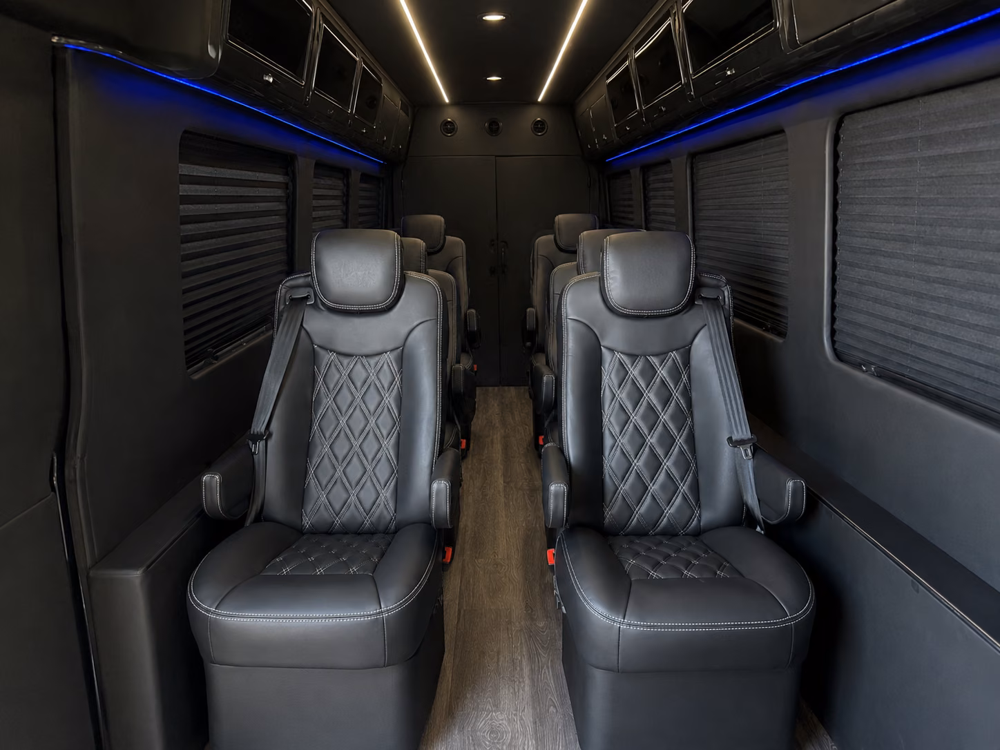 tuscaloosa sprinter van with driver interior